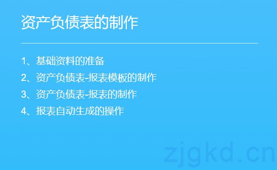 金蝶云星空资产负债表制作流程操作说明